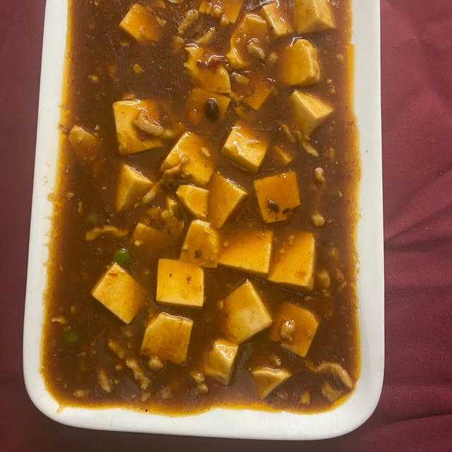 Mapo Tofu with Pork (中) 麻婆豆腐.