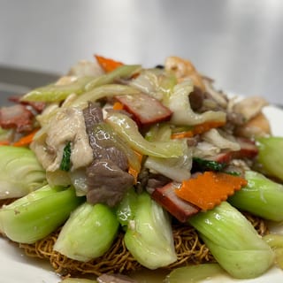 Cantonese Style Chow Mein 广东炒面