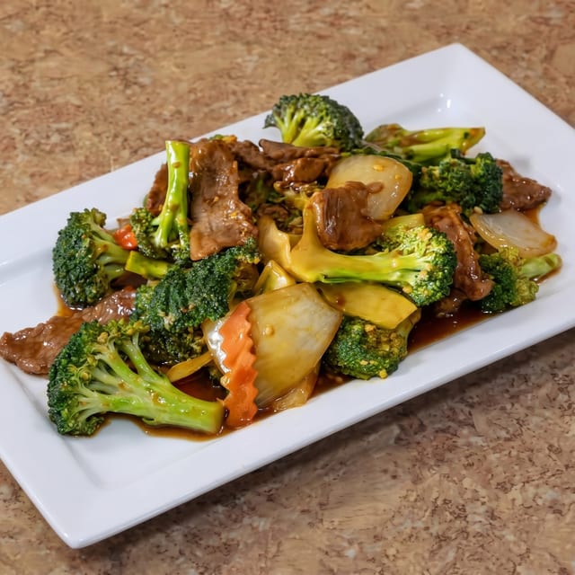 Broccoli Beef 西蓝花牛肉.