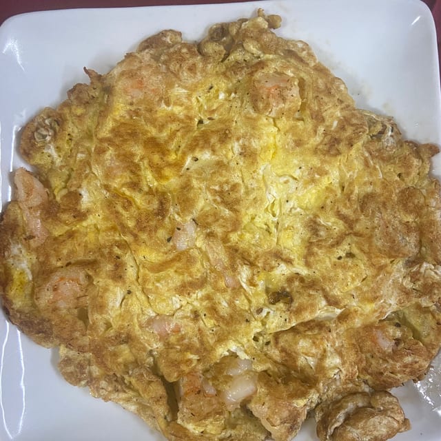 Scrambled Egg with Shrimp 虾仁炒蛋.